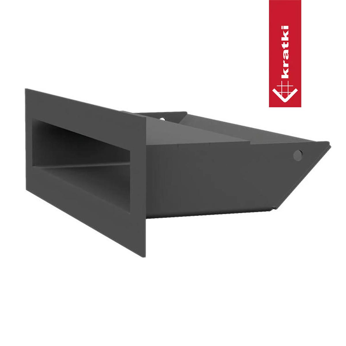 Kratki Luftleiste - Größe: 6 x 20 cm - Farbe: graphit - Ausführung: slim (geringere Einbautiefe)